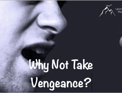 Why not take vengeance?